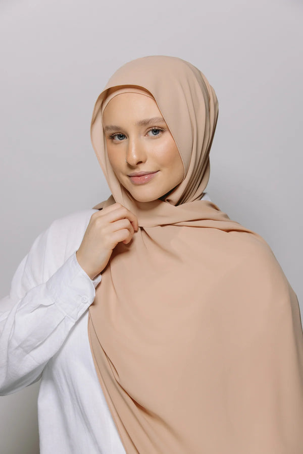 Vanilya Şekeri - Hazır Mıknatıslı Şifon Şal